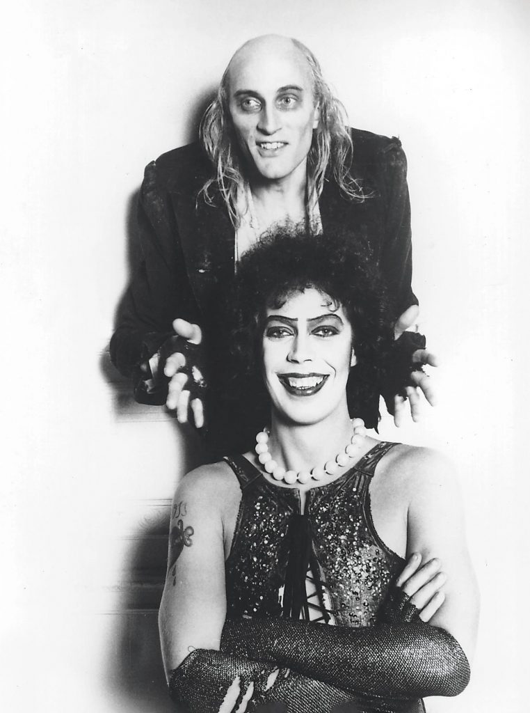 Tim Curry and Richard O'Brien in The Rocky Horror Picture Show
