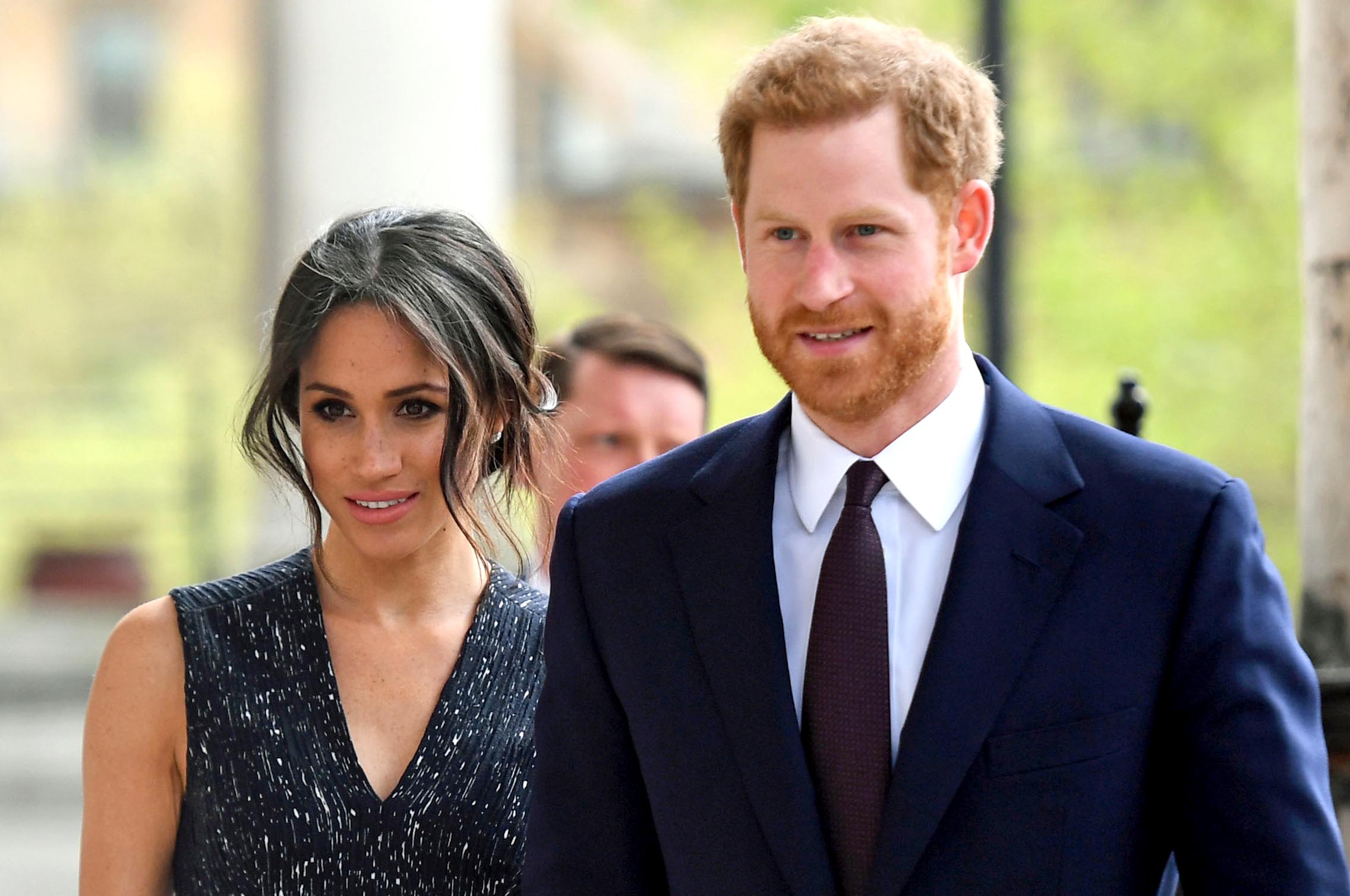 Meghan and Harry at an event