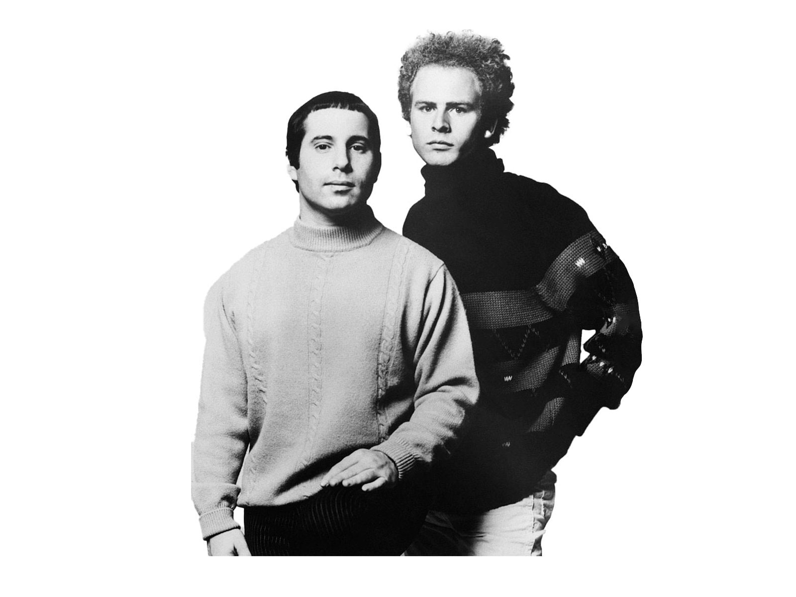 Black and white image of Simon and Gardunkel