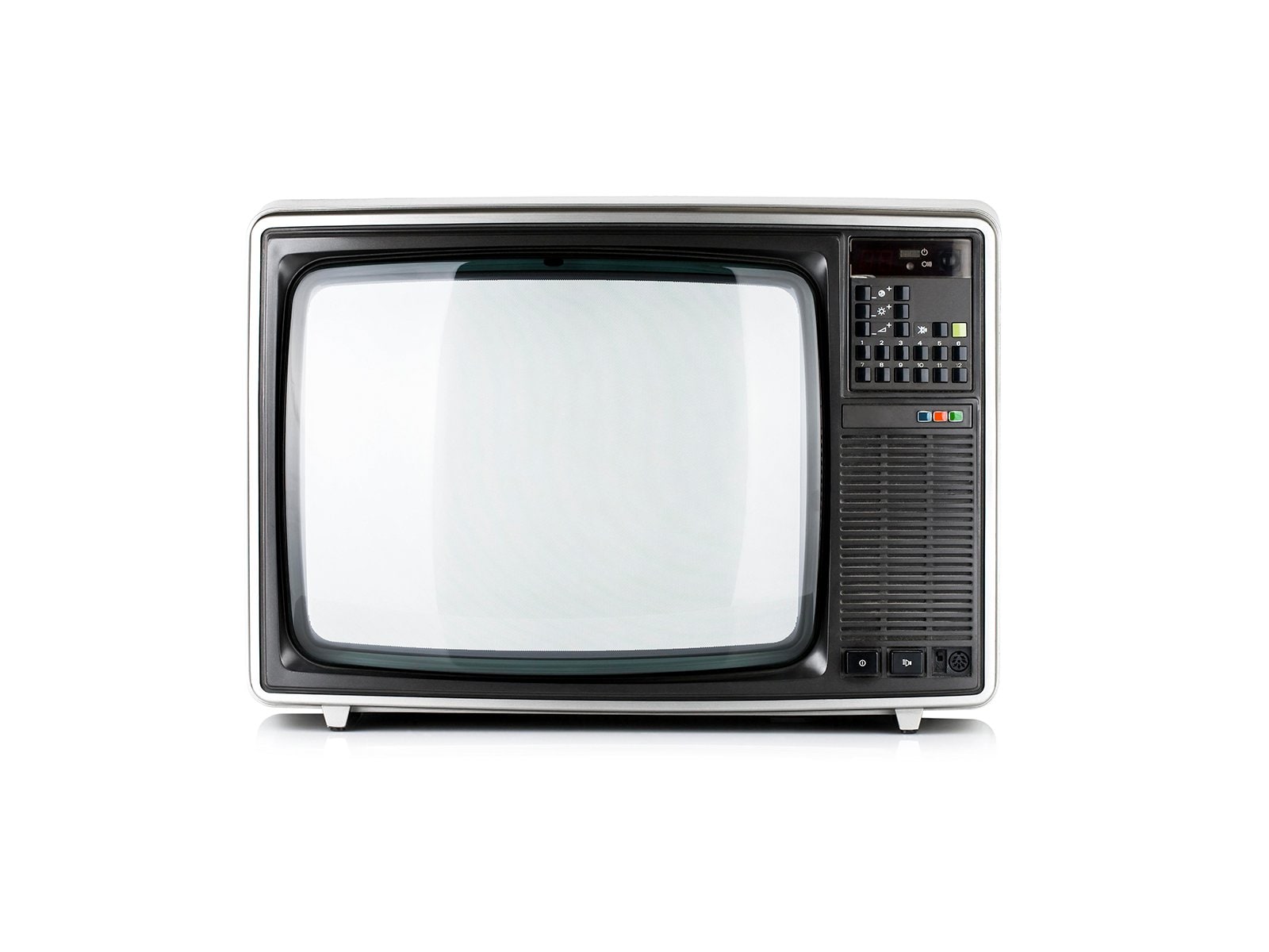 A vintage TV screen 