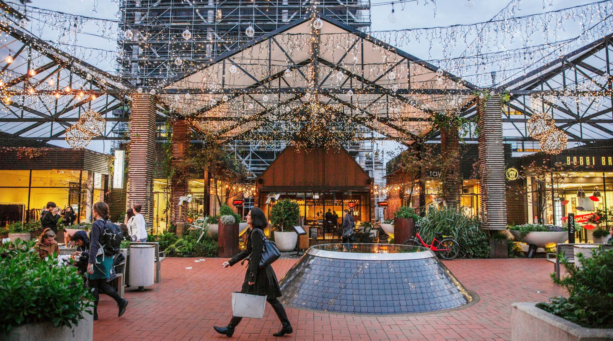 Britomart square in Auckland