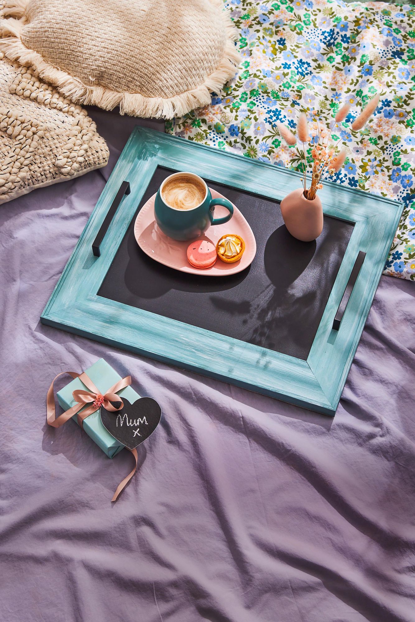 How to make a wooden serving tray for breakfast in bed