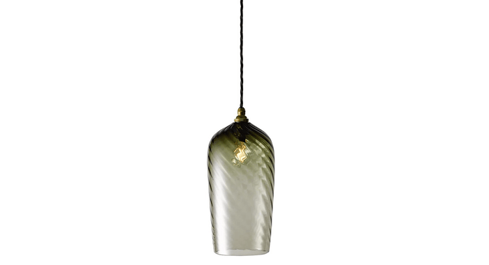 Twist Pendant in eel green, $750 from Monmouth Glass Studio