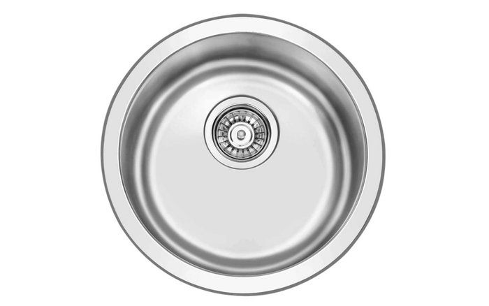 Hafele stainless steel bowl sink, $145 from Mitre 10.