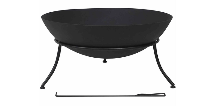 Noveau fire pit bowl and poker set, $149 from Mitre 10.