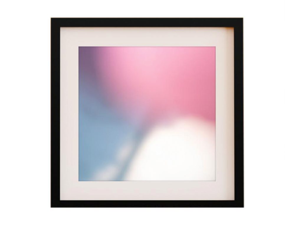Jiho Yun, It was Thursday afternoon II, 2020 artwork of a pink, blue and white gradient 