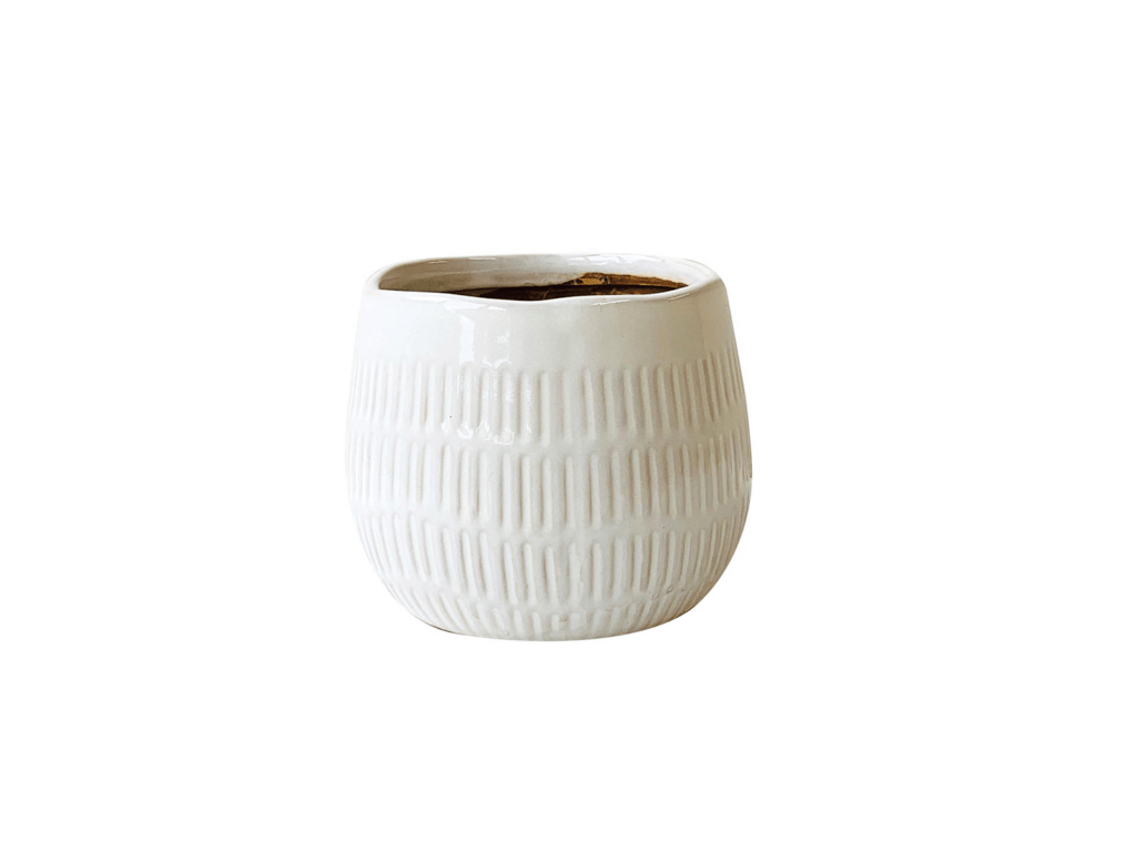 Emma lined ceramic planter, $29.99 from The Plant Project.