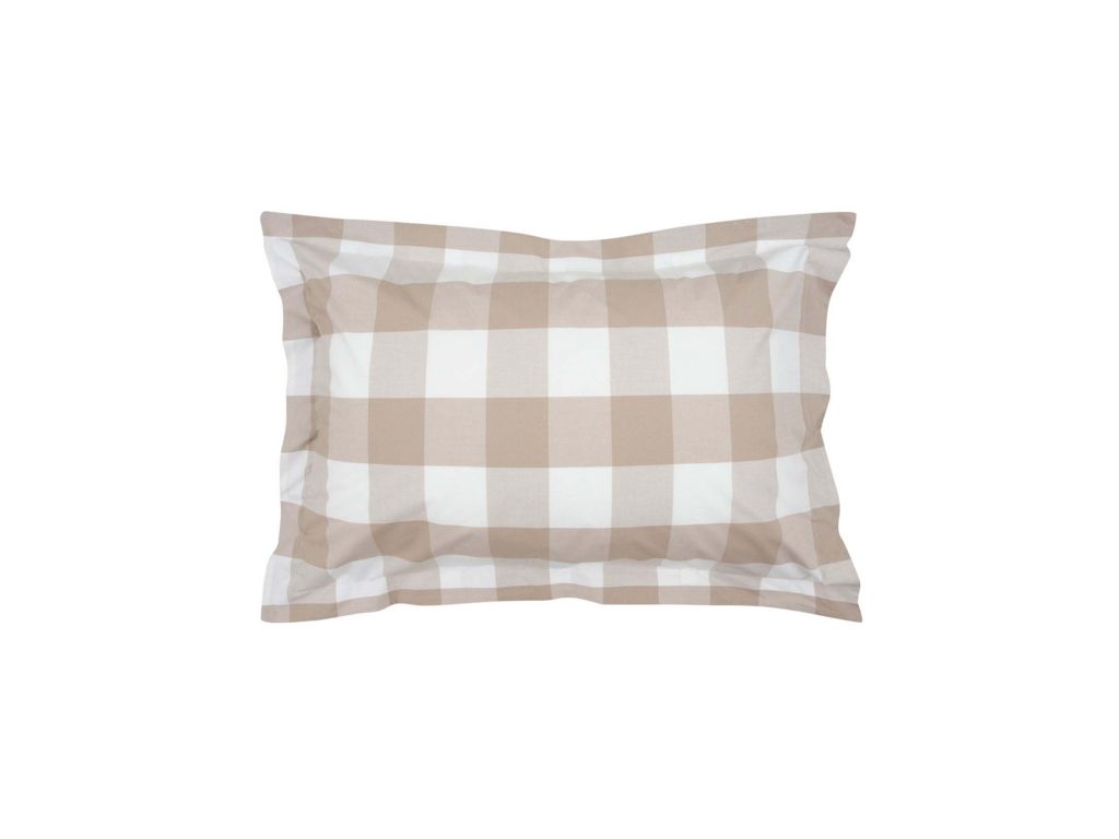 Pakiri Oxford pillowcase, $49.90 for pair from Wallace Cotton.