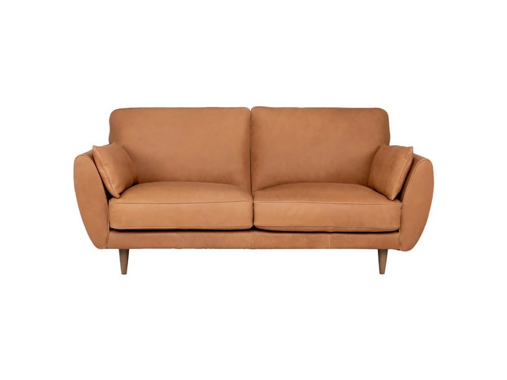 Finn leather sofa, $2499 from Freedom.