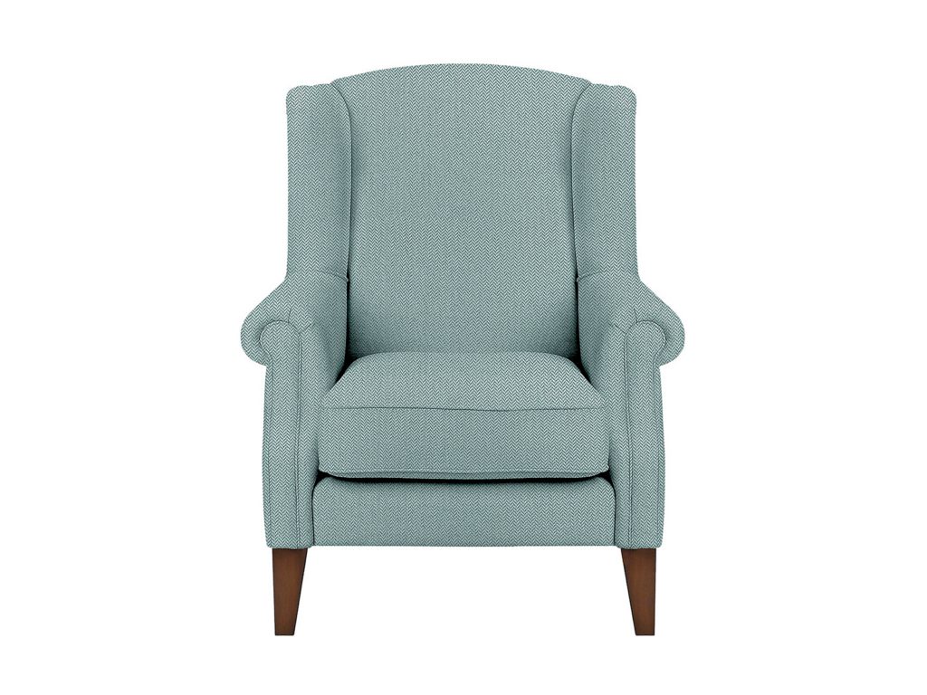 Classic wing armchair in mist, $1099 from Freedom