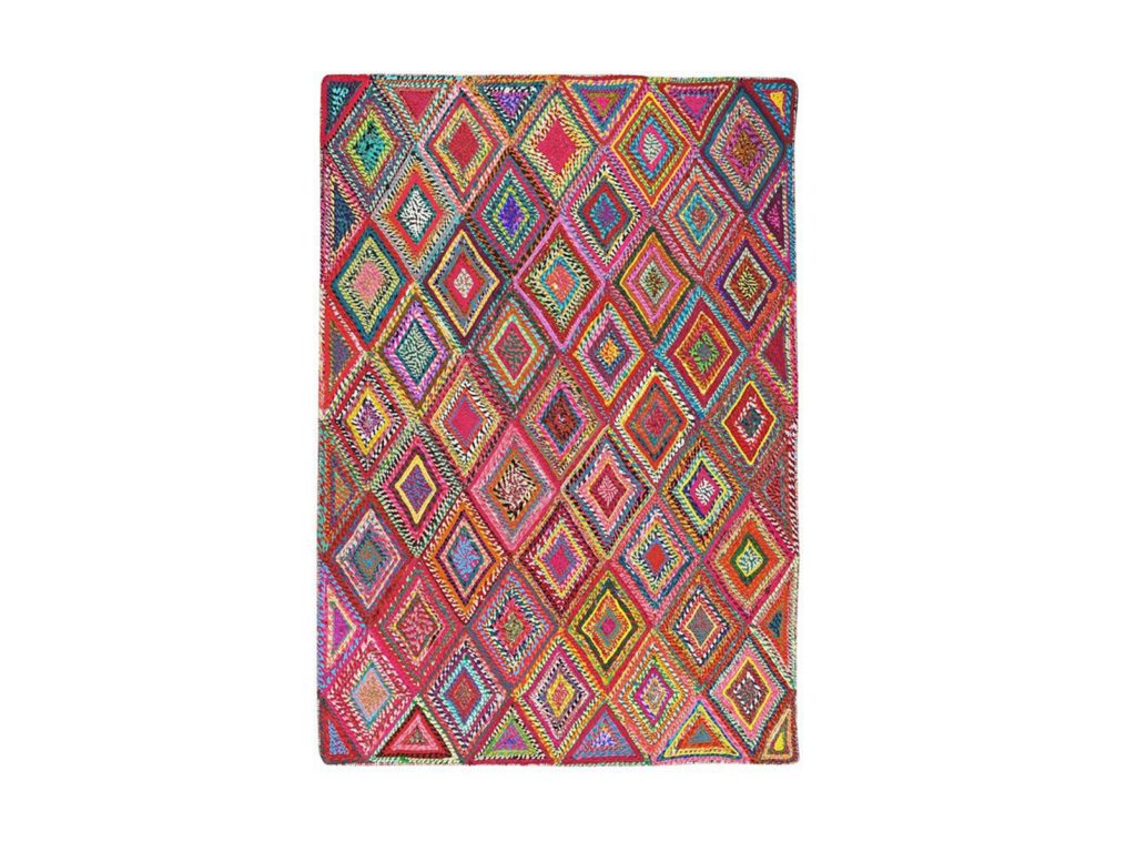 Ethnic rug, $435 from Zuca.