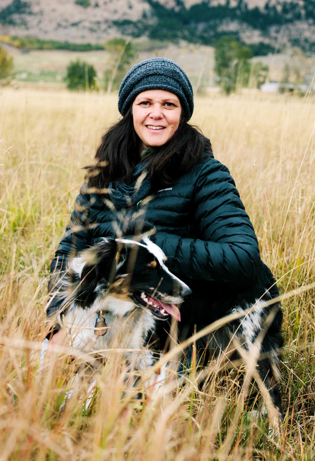 Nicole Masters with her dog