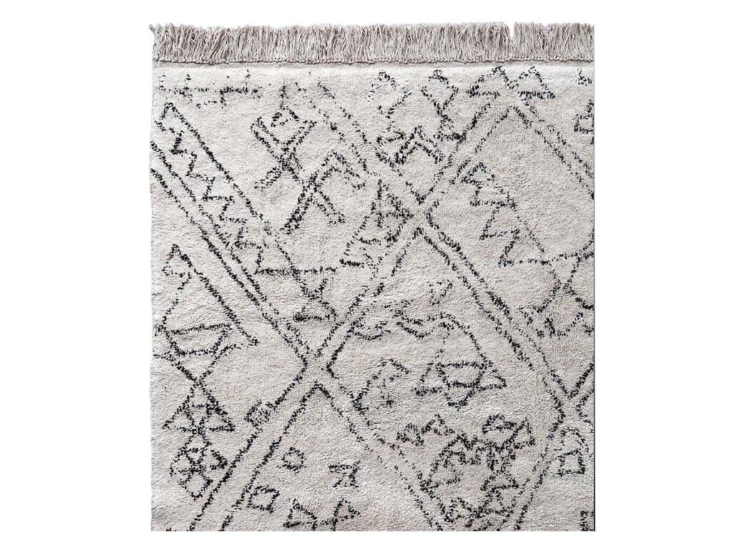 Awan cotton floor rug, $495 from Indie Home Collective. 