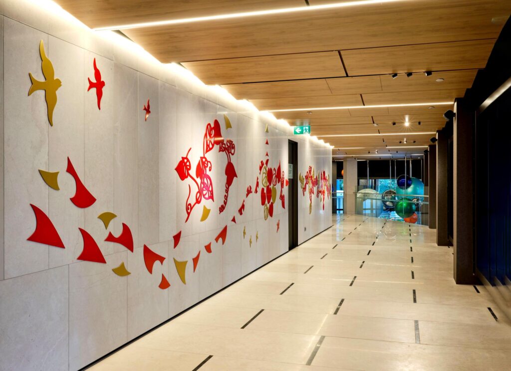 The art promenade in the Cordis hotel Auckland