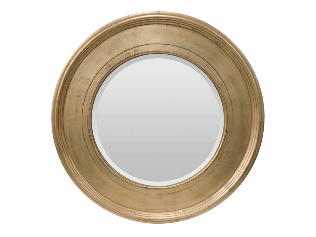 Alissa round mirror, $599 from Greenslades Furniture.