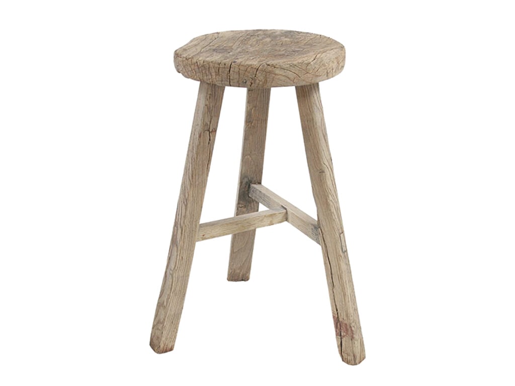 Elm wood antique stool, $279 from Green With Envy