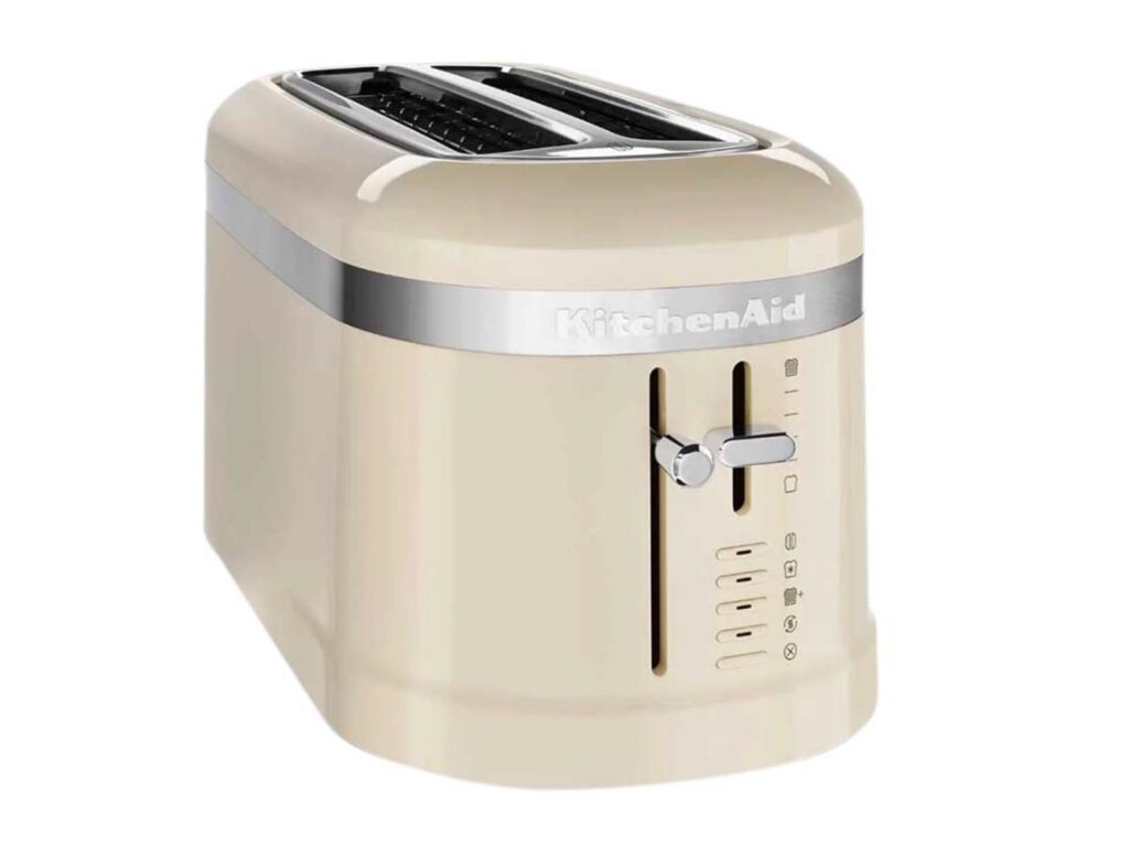 KitchenAid Design toaster in almond cream, $218.99 from Briscoes.