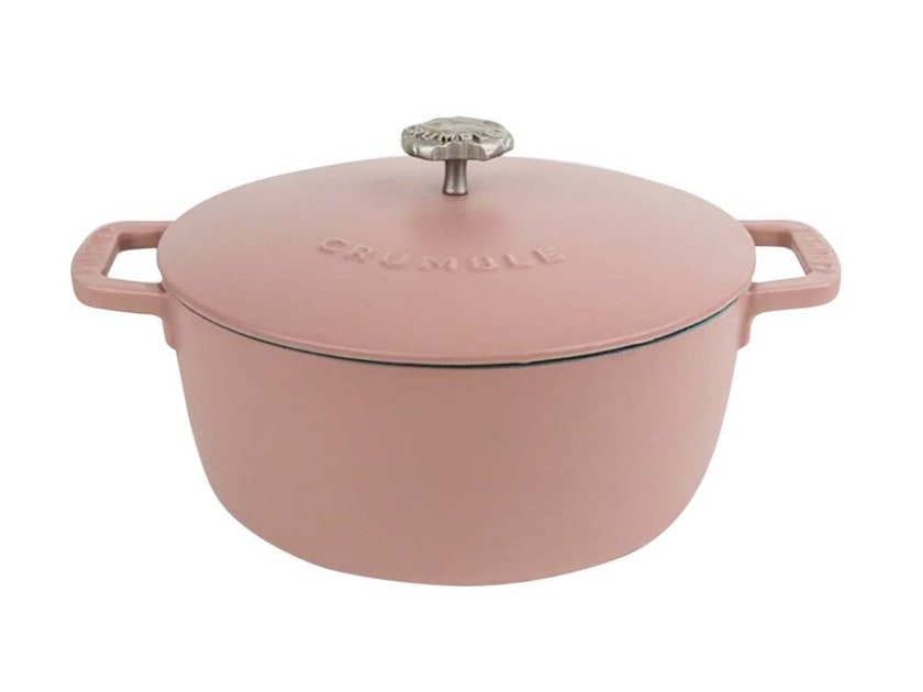 Classic Dutch oven in pink sand, $359 from Crumble.