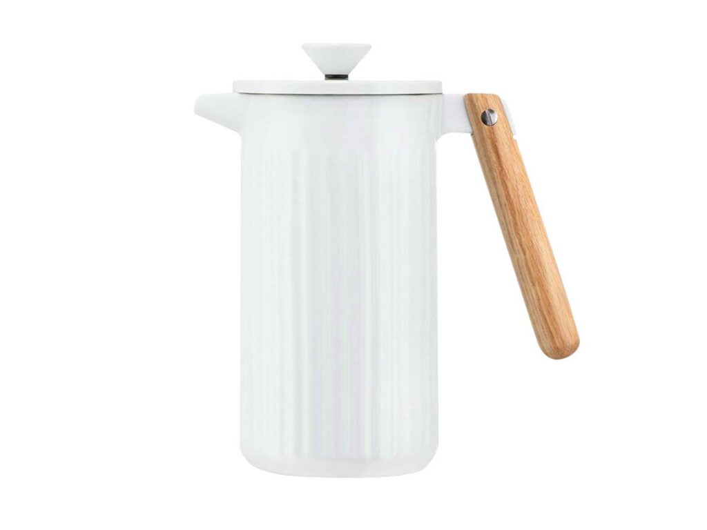 Douro coffee press in white porcelain, $199.90 from Bodum.