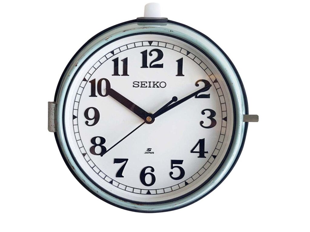 Seiko ship’s clock, $190 from The Heritage Merchant.