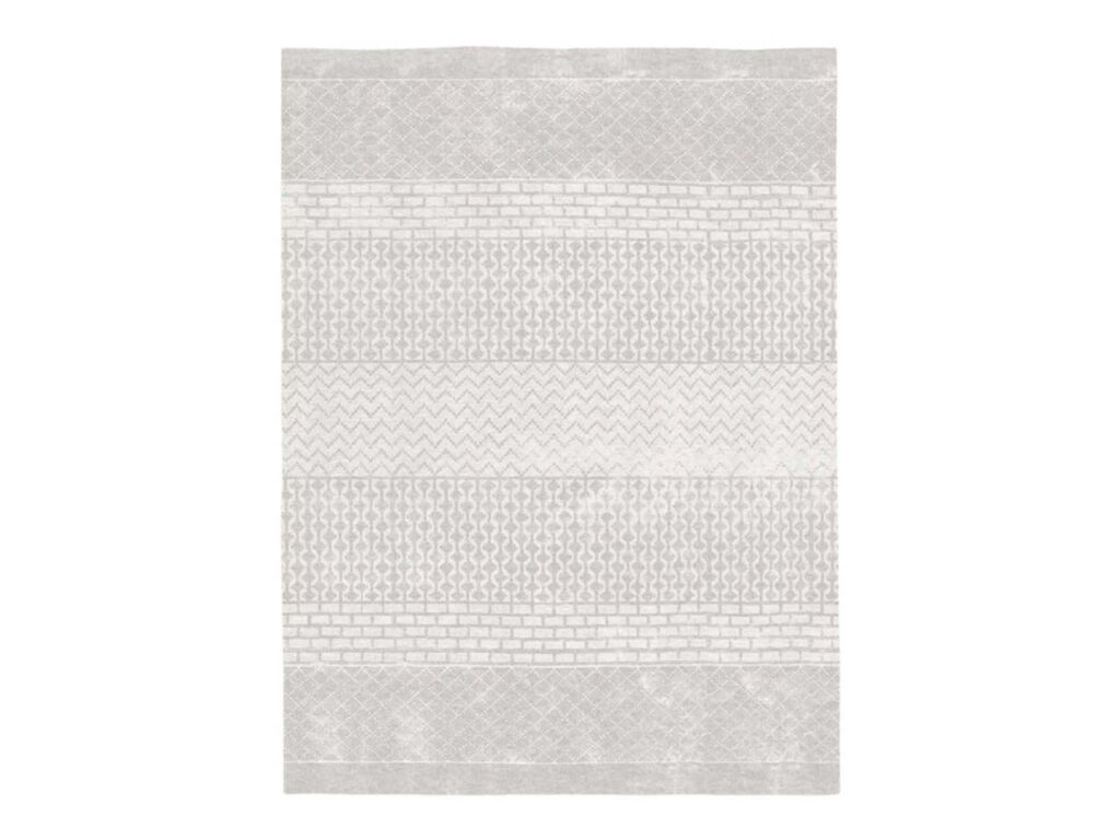 West Elm Trellis Shine rug in frost grey, $999 from Ballantynes.