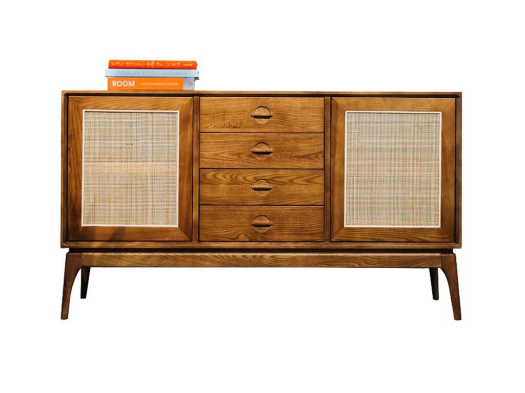 Moriyama sideboard in walnut, $2695 from Stacks Furniture.