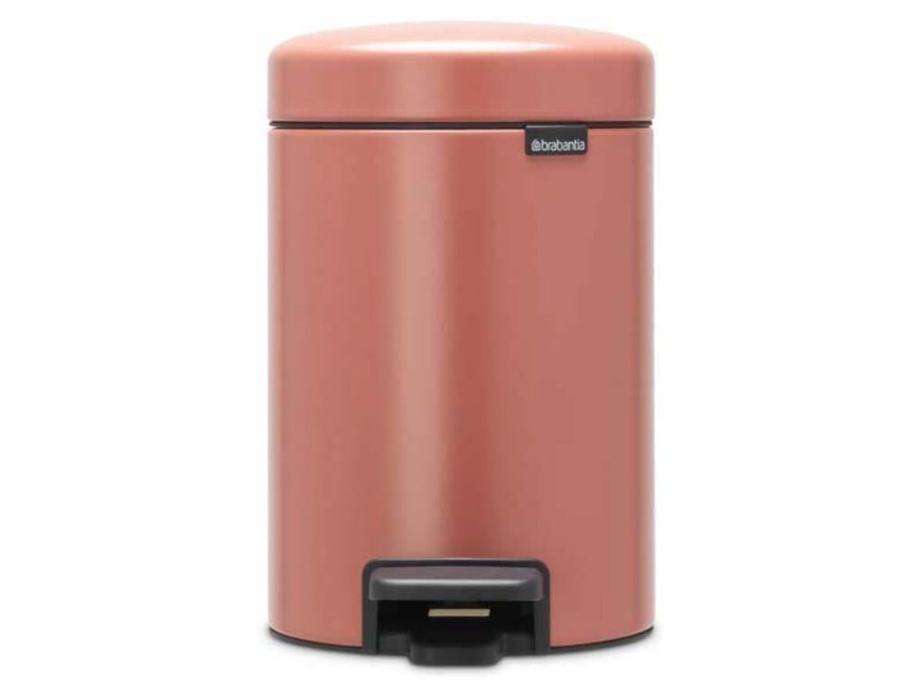 Brabantia New Icon pedal bin, $159.99 from Briscoes. 