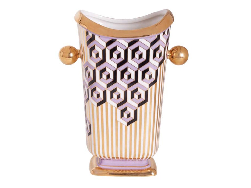 Jonathan Adler Versailles Hex vase, $639 from Smith & Caughey’s.