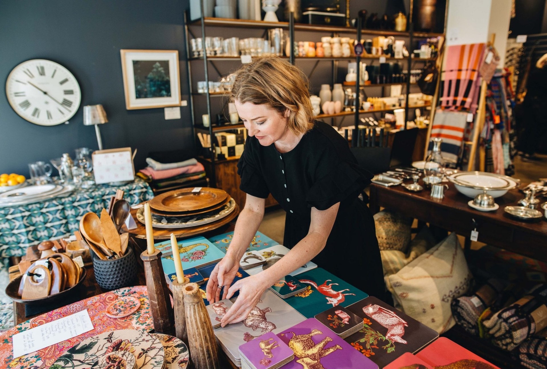 Nicola Cranfield in her Cranfields store