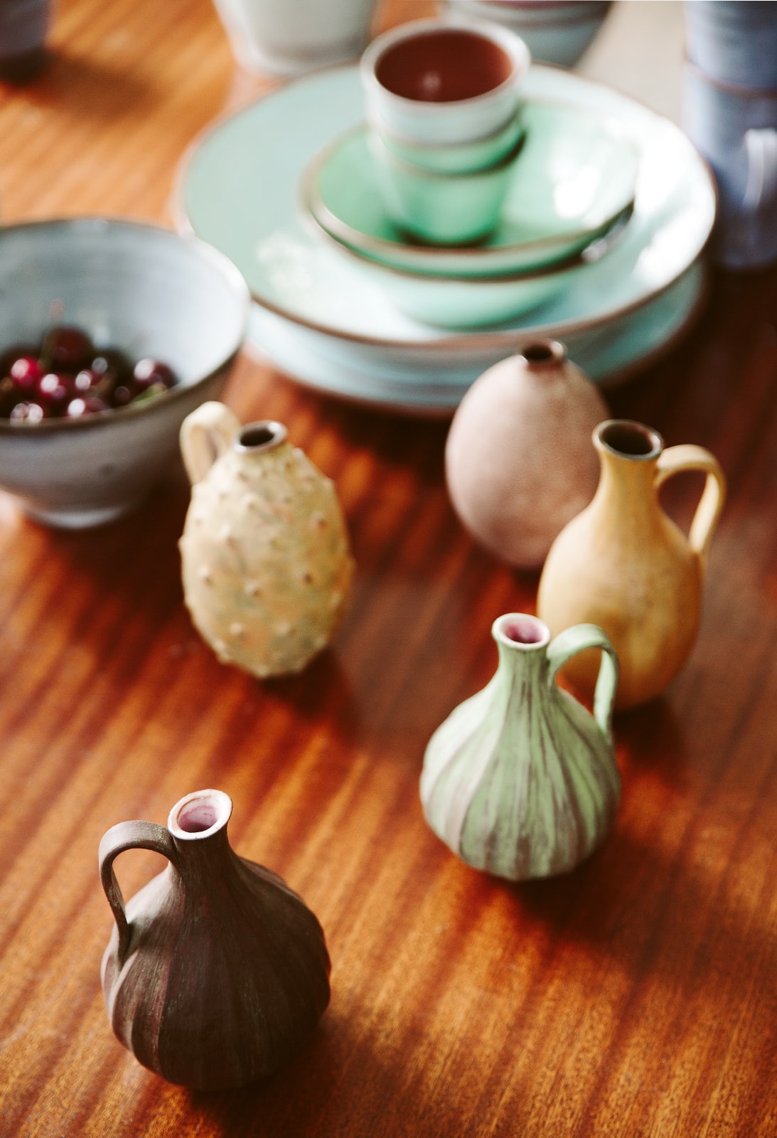 Assorted pottery by Kathryn Smythe