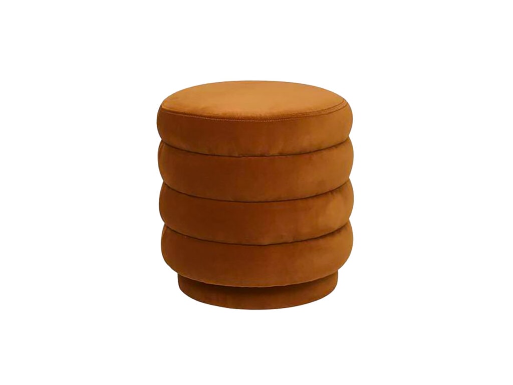 Kennedy ribbed ottoman, $880 from Rock the House