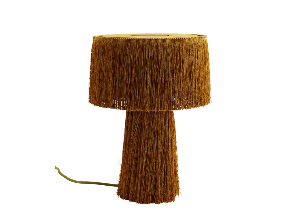 Madam Stoltz lamp with tassels, $329 from Allium Interiors