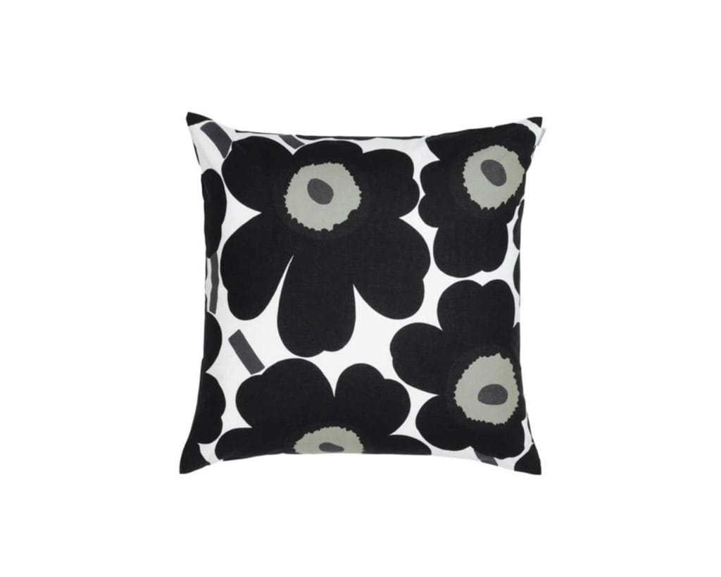 Marimekko Pieni Unikko cushion cover, $59 from Bolt of Cloth