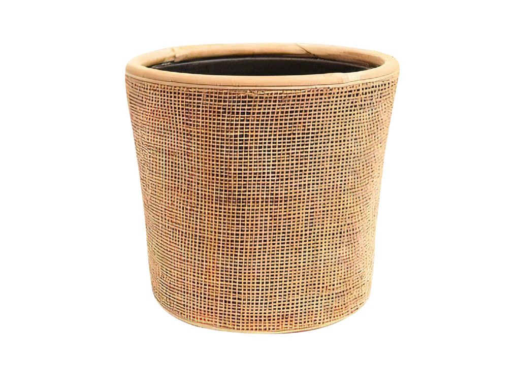 Rattan planter, $239 from Thread Design