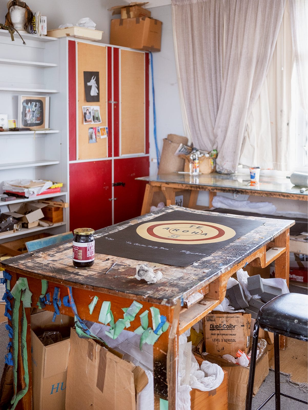 Artist Michele Bryant transformed her Island Bay garage into a