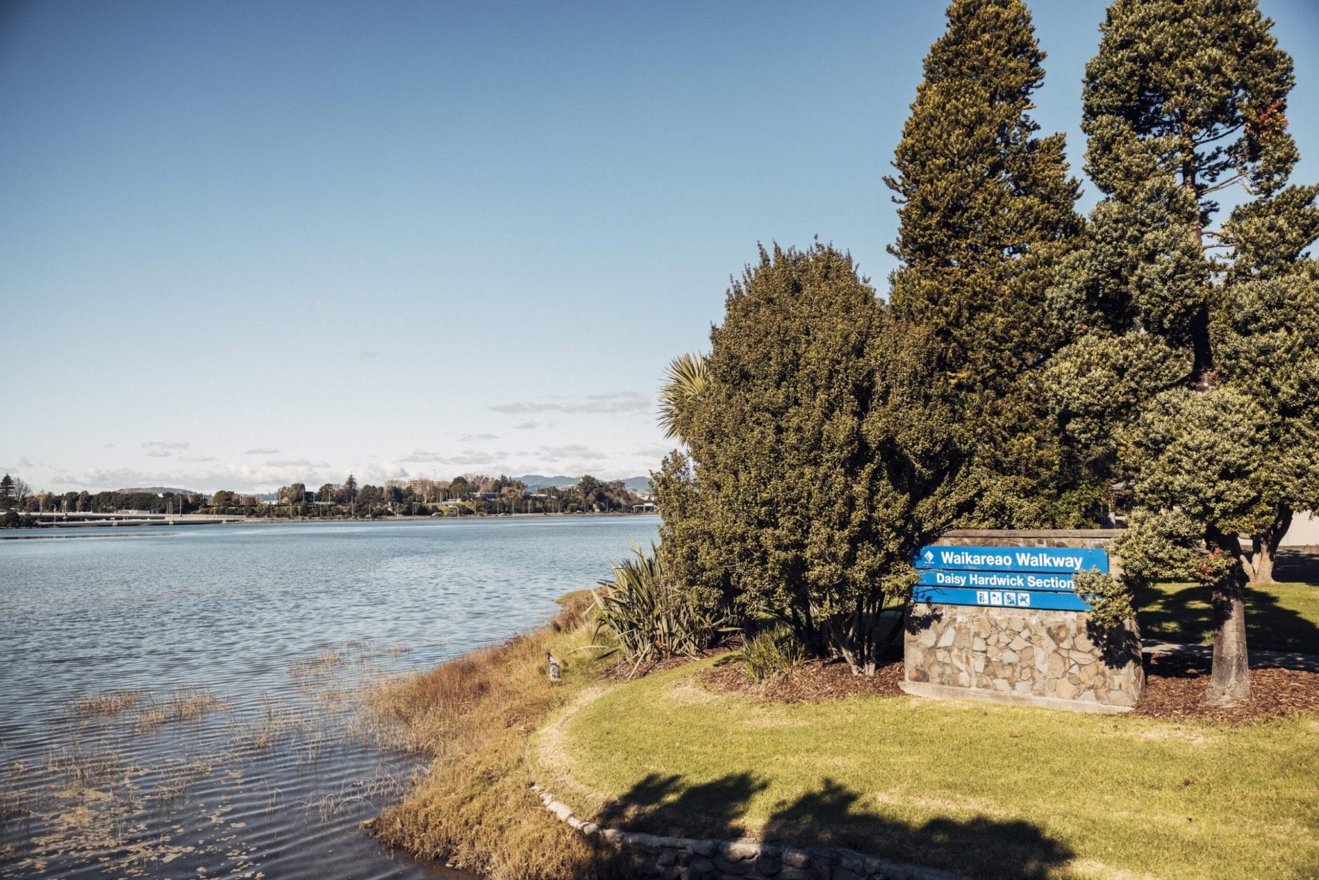 The coast of Tauranga by Waikareao Walkway 