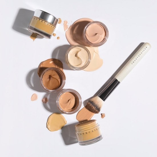 Pots of the Chantecaille Future Skin Foundation- the most natural-looking foundation. 