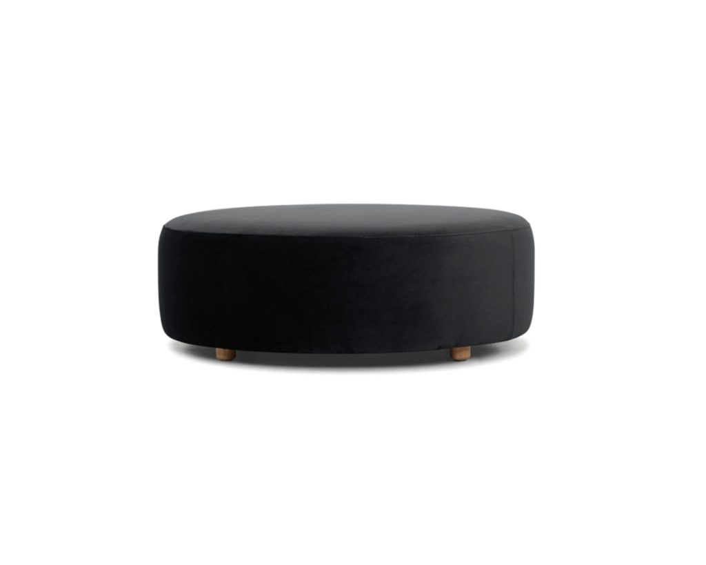 Velvet ottoman, $795 from Contempa