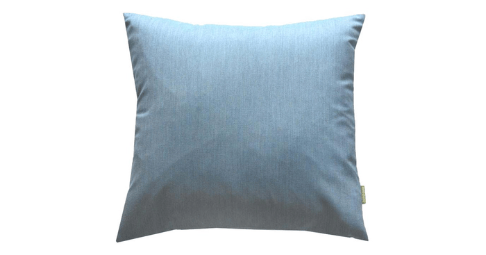 Outdoor canvas cushion cover in horizon, $49 from Bolt of Cloth.