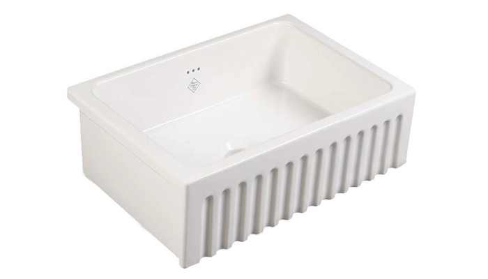 Bowland 600 fireclay butler sink, $2199 from Plumbline.