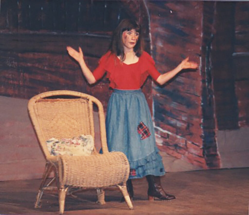 MC Tali on stage in 1987