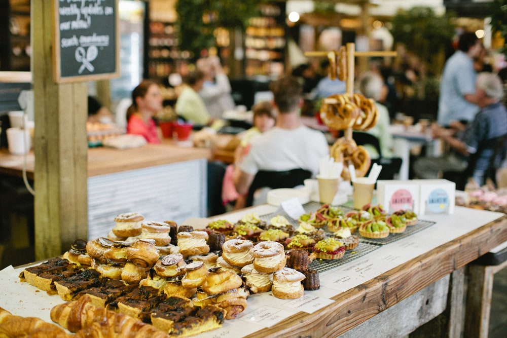 pastries from the La Cigale market- one of the best food markets Auckland.