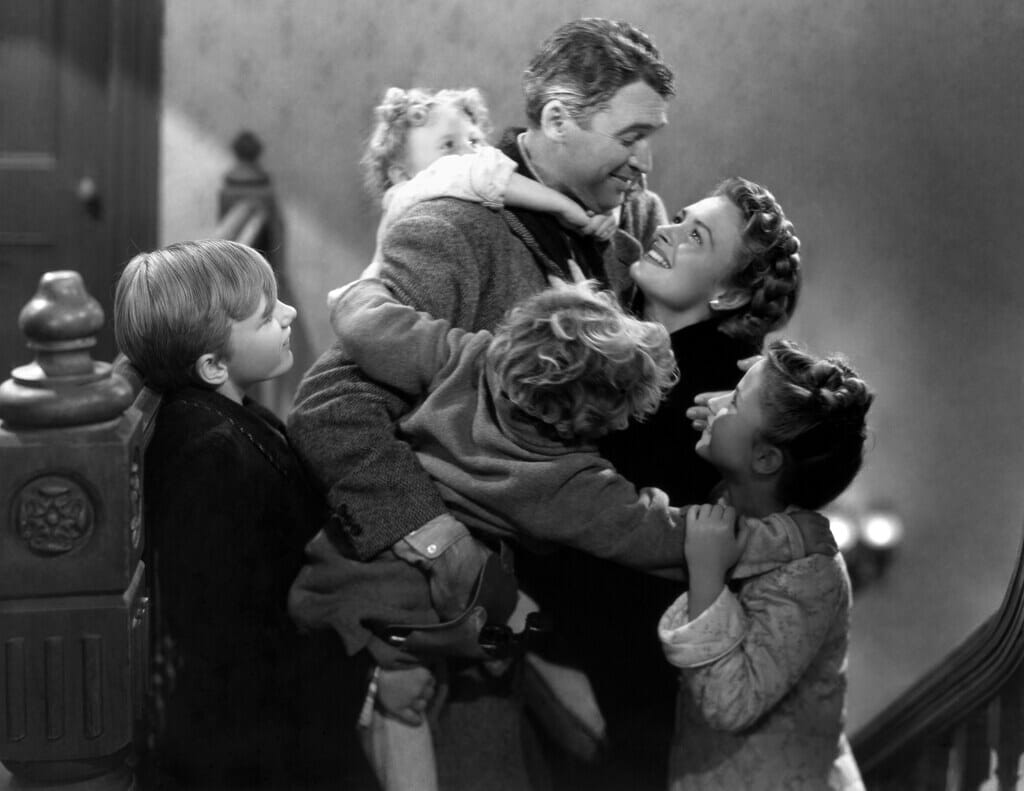 Movie still from the film It's a wonderful life. 