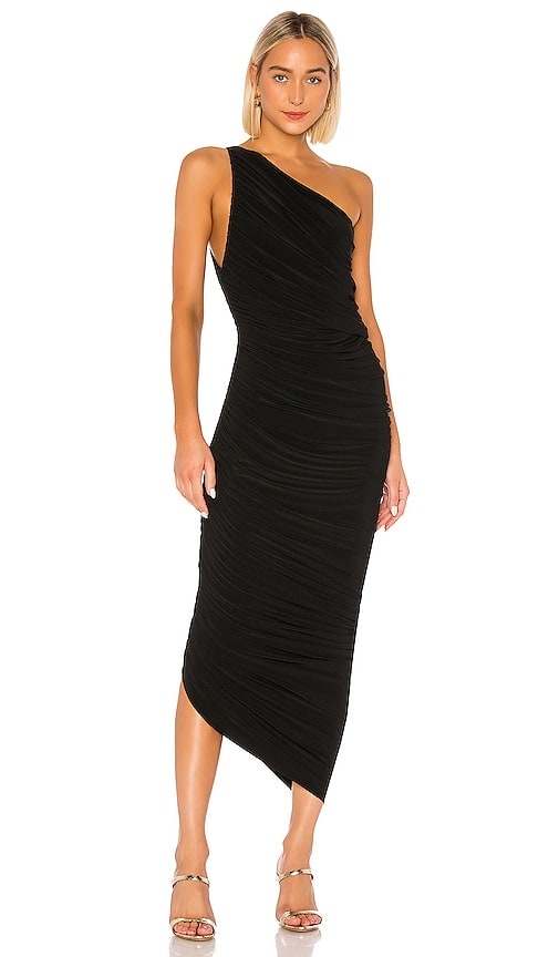 The Revolve Norma Kamali Diana Dress is the perfect summer winery dress.