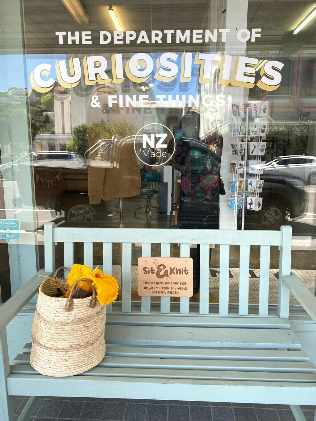 The Department Of Curiosities is a store filled with hand made items.