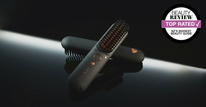 hair straightening brush nz- Salon Pro Rechargeable Straightening Brush. 
