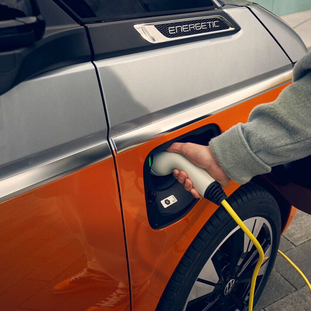 Charging the Volkswagen EV 