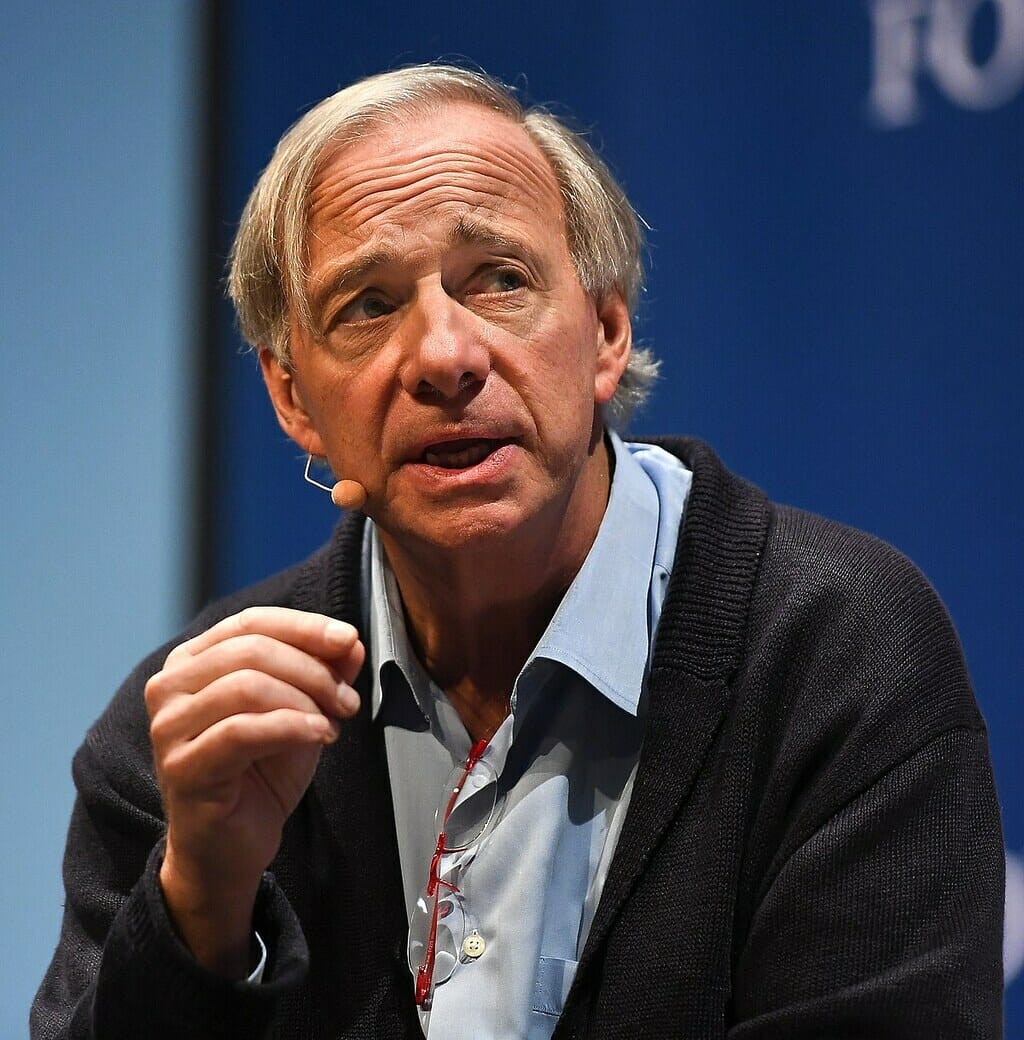 Ray Dalio with microphone