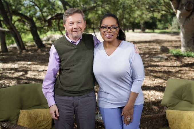 Opera Winfrey and Eckhart Tolle 