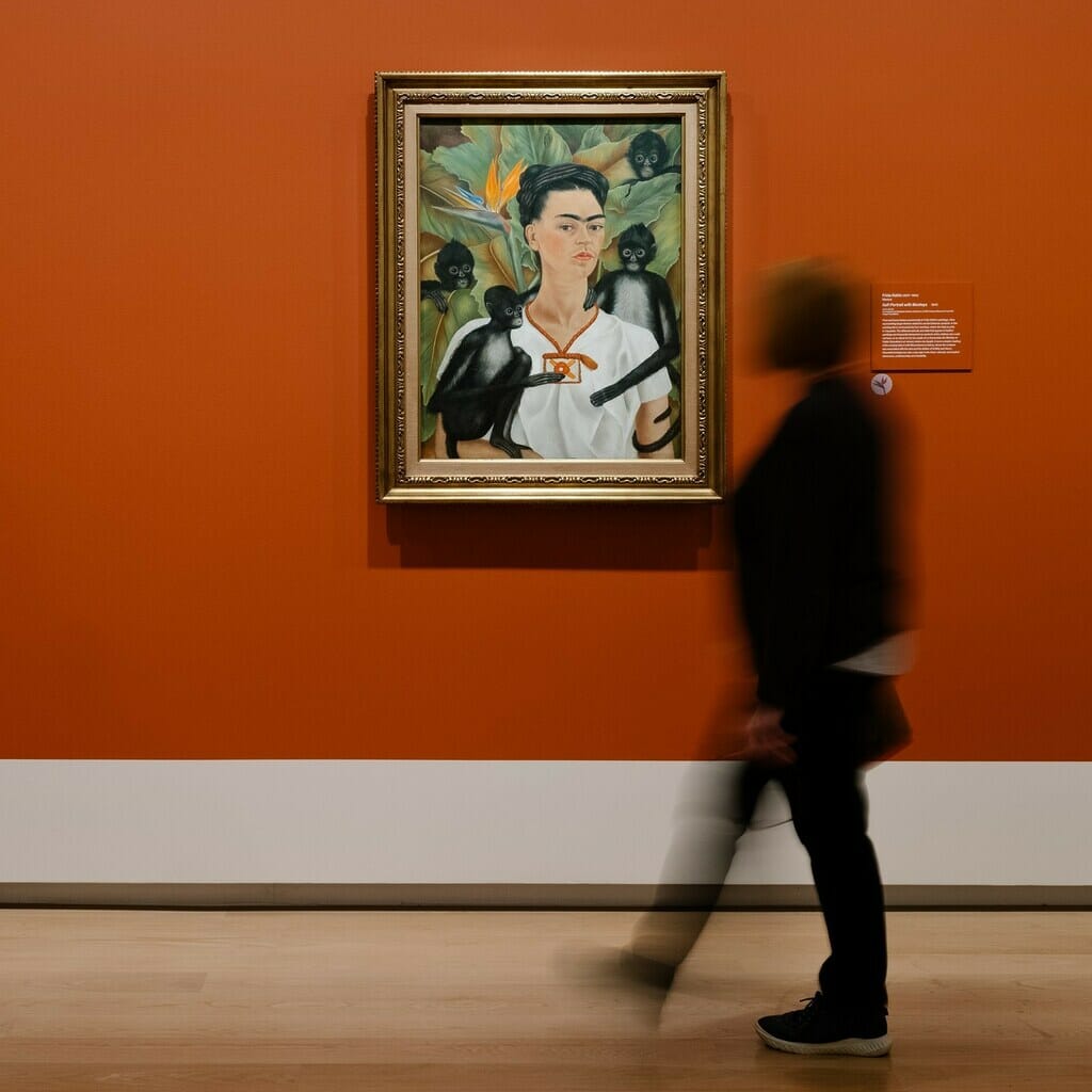 Shot of Frida Kahlo at the Auckland Art Gallery valentines day gift nz